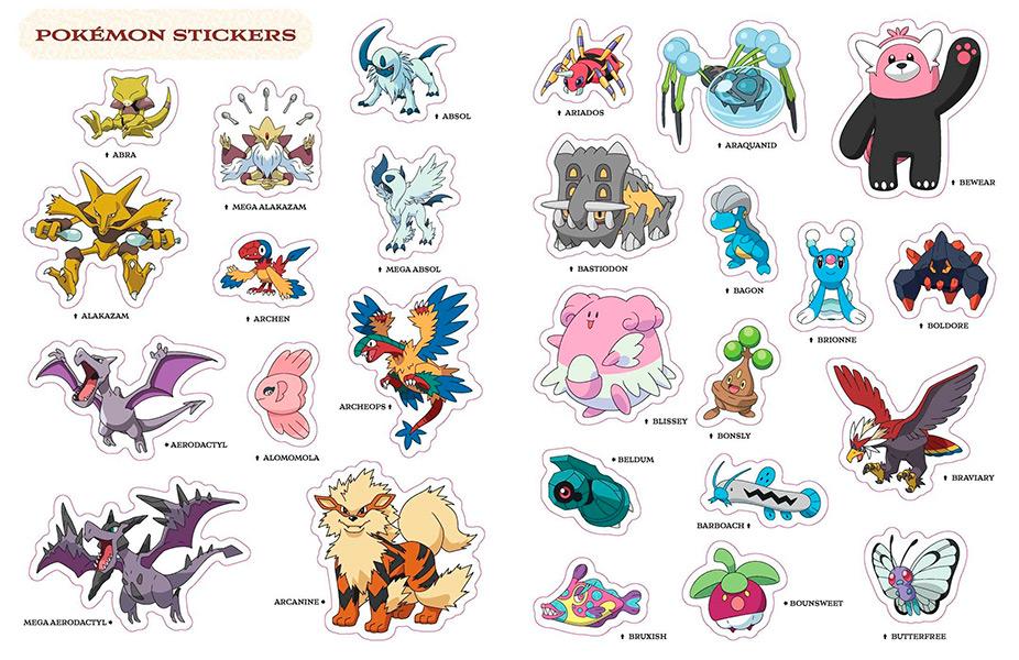 Pokémon Alola Region Sticker Book