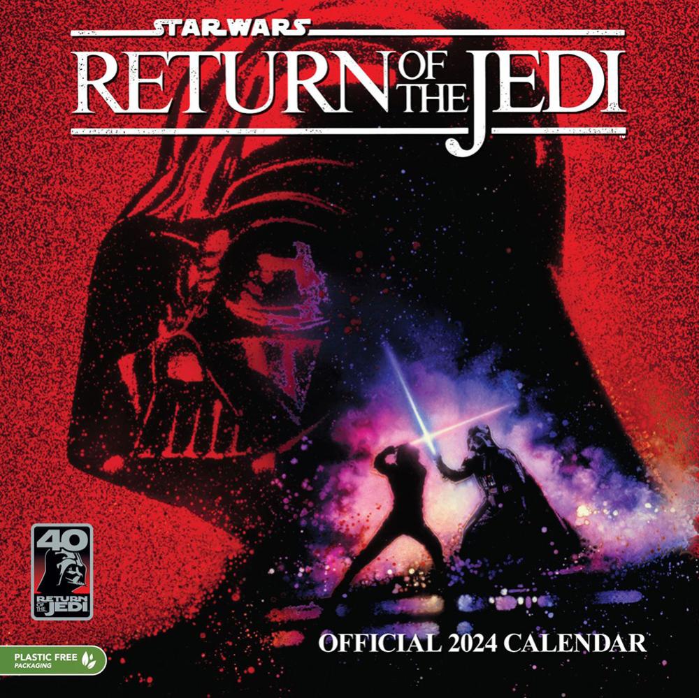 Star Wars 2024 Return of the Jedi Wall Calendar Danilo Science