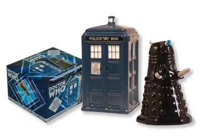 Tardis & Dalek Salt & Pepper Set