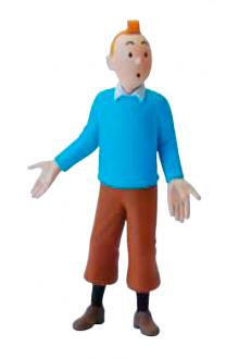 Liten figur - Tintin med blå tröja