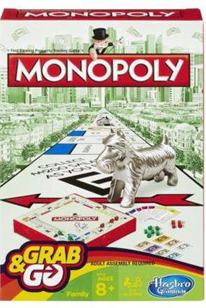 Monopoly Grab & Go (Svensk Utgåva)