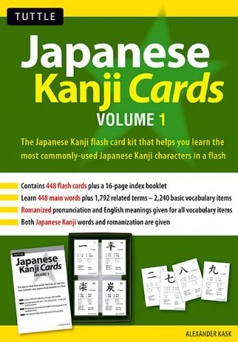 Japanese Kanji Cards Kit Volume 1