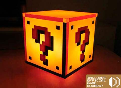 Super Mario Bros. Light Question Block 18 cm