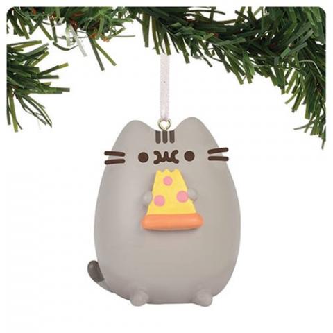 Pusheen the Cat I Love Pizza Ornament