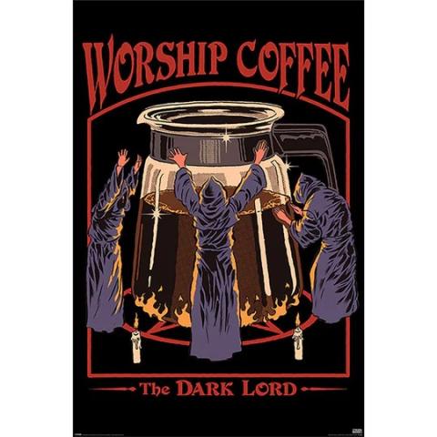 Steven Rhodes Worship Coffee Maxi Poster #W4