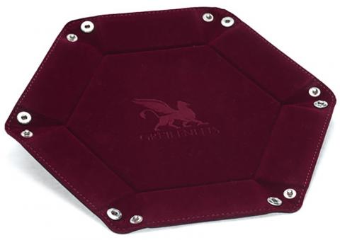 Greifenfels Hexagon Dice Tray (Burgundy)