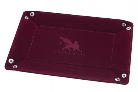 Greifenfels Rectangle Dice Tray (Burgundy)