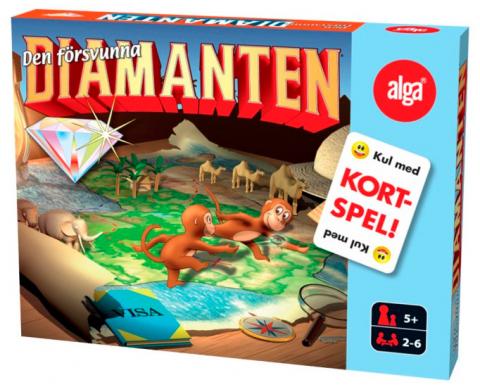 Den försvunna diamanten: kortspel