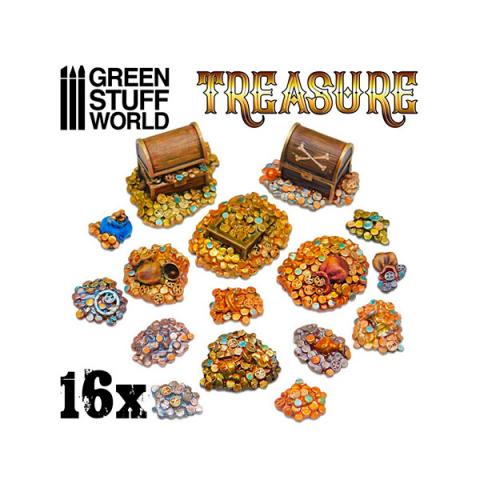 16x Resin Treasure Pieces