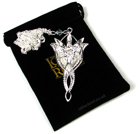 Pendant Arwen's Evenstar (silver plated)