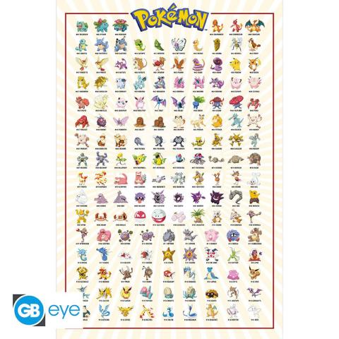 (H6) Poster Maxi Kanto 151