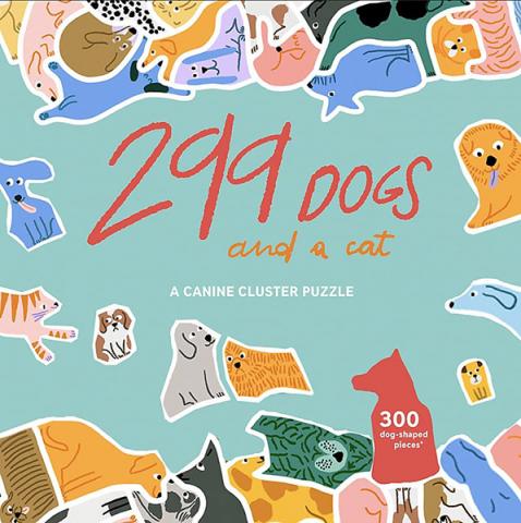 299 Dogs (and a cat) Cluster Puzzle