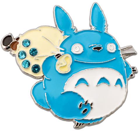 Metal Brooch Medium Totoro