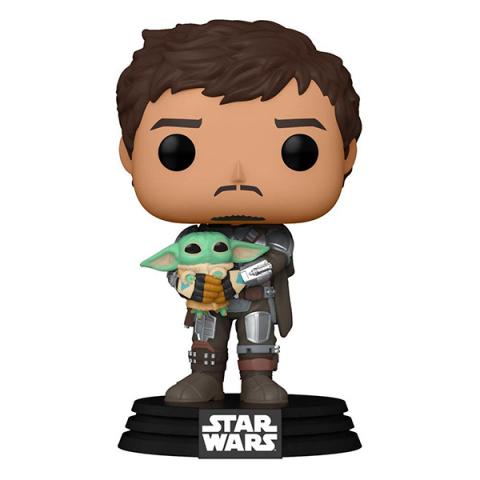 The Mandalorian with Grogu (Baby Yoda) Pop! Vinyl Figure