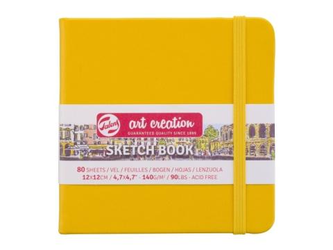 Sketchbook Golden Yellow 12 x 12 cm