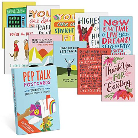 Pep Talk Postcards