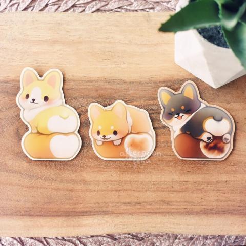 Sticker Set: Corgi Loaves