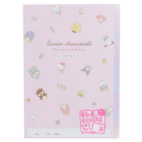 Notebook B5: Sanrio Characters