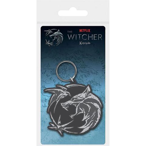 Wolf Swallow Star Pvc Keychain