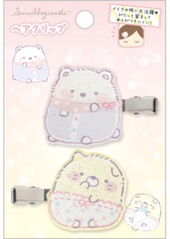 Hair Clip: Yochi Yochi Baby Shirokuma & Neko