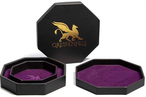 Greifenfels Octagon Dice Tray (Purple)