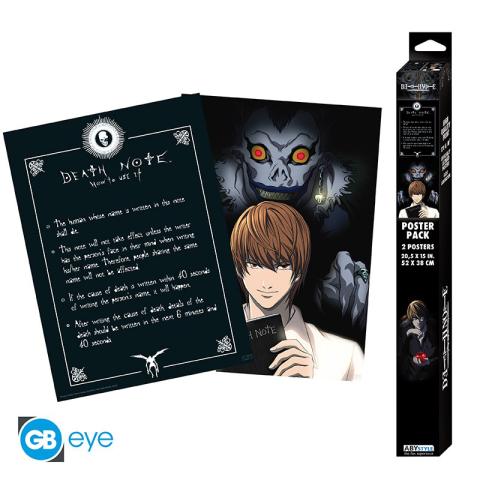 Light & Death Note Set 2 Chibi Posters