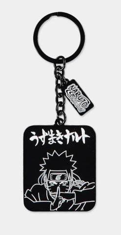 Naruto Line Art Metal Keychain