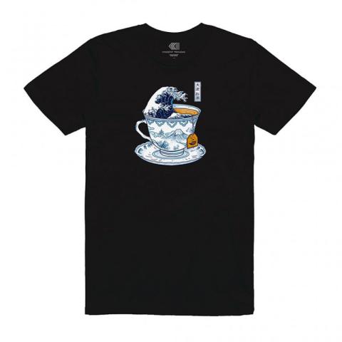 The Great Kanagawa Tea Unisex T-shirt (Small)