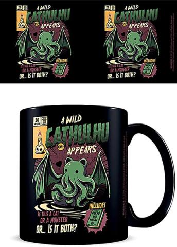 Cathulhu Black Pod Mug