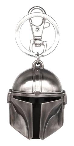 Mandalorian Helmet Metal Keychain