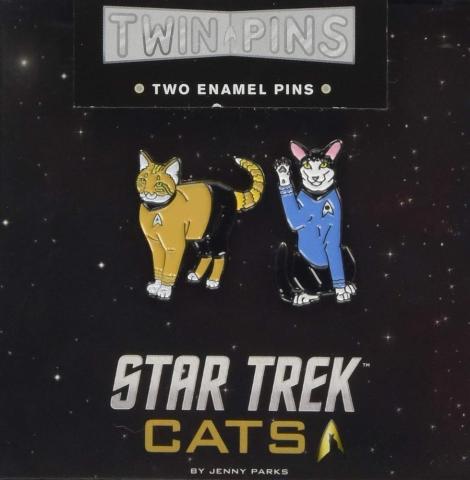 Star Trek Cats Twin Pins