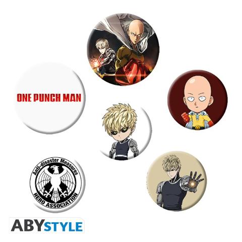 Saitama & Genos Badge Pack