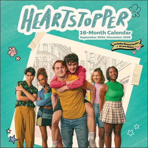 Heartstopper 16-Month 2024-2025 Wall Calendar with Bonus Poster