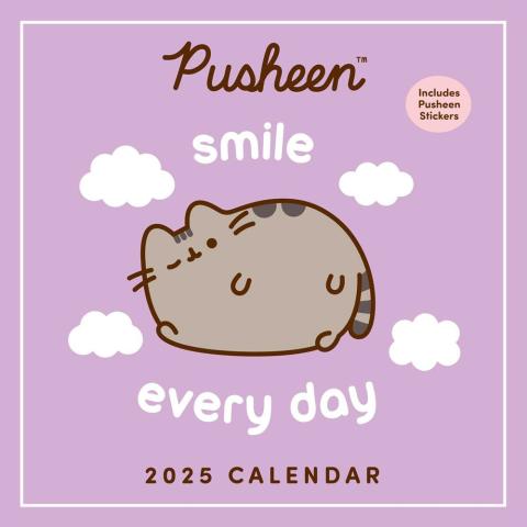 Pusheen the Cat 2025 Wall Calendar