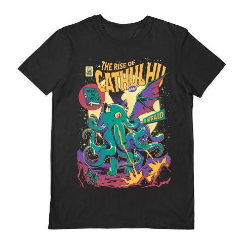 Rise Of Cathulhu T-Shirt (X-Large)