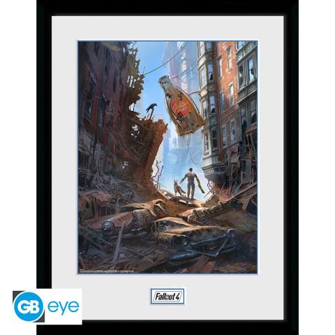 Street Scene Framed Print (Fallout)