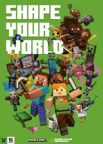 Minecraft 15 Years Anniversary Poster B2: Shape Your World!