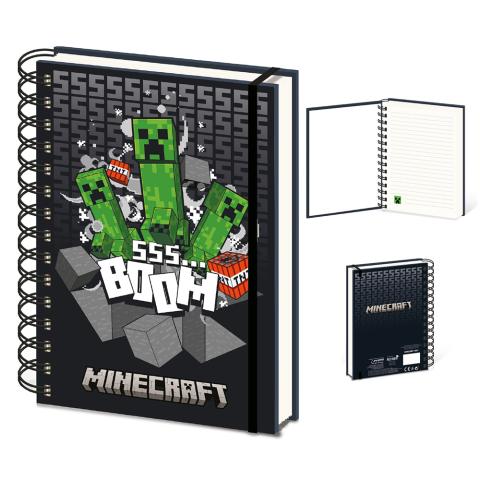 Creeper Boom 3D Lenticular Notebook A5