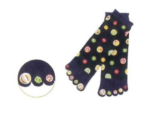 Socks Five-toe Kyoame (Circle Candy)