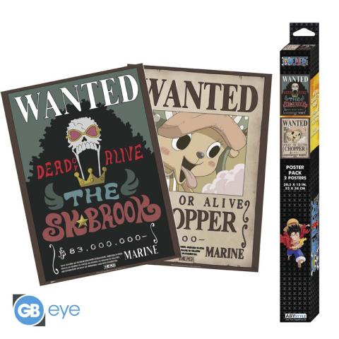 Wanted - Chopper & Brook Set 2 Chibi Posters