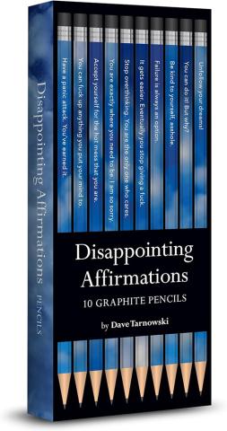 Disappointing Affirmations: Pencils 10-set