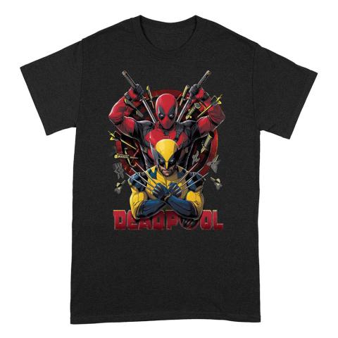 Deadpool And Wolverine Pose T-Shirt (Small)