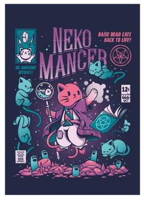 Nekomancer Postcard Print A6