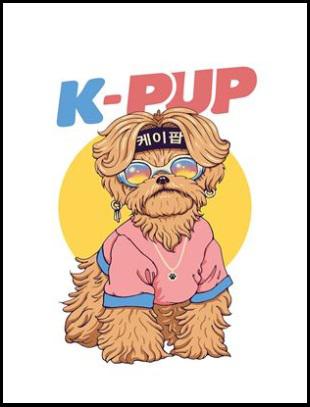 K-Pup Postcard Print A6