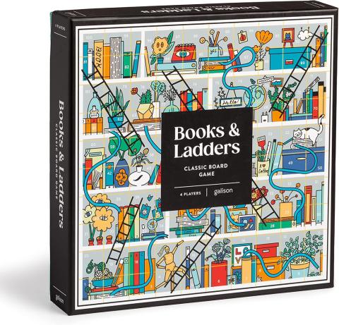 Books and Ladders Classic Board Game