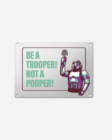 Stormpooper Metal Sign 20 x 14 cm