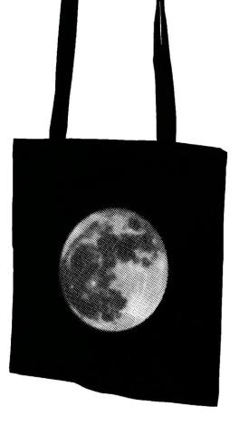 Måne Duotone Reflex Tote Bag