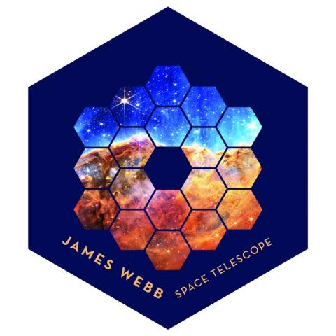 Singel Sticker - James Webb Space Telescope Nebula Mirror