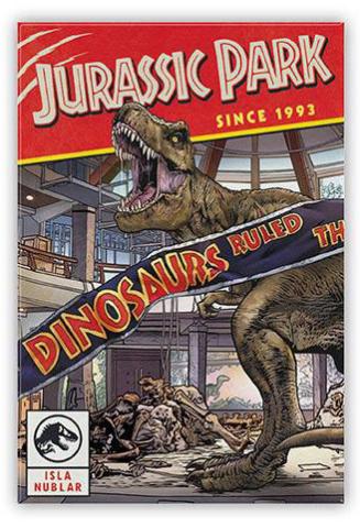 Jurassic Comic Standard Magnet