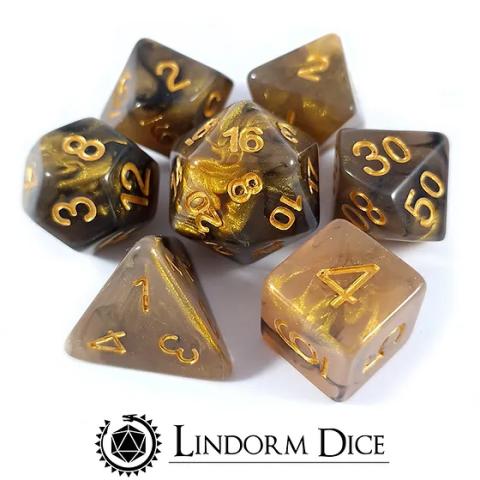 Lumen flower set of 7 Dice